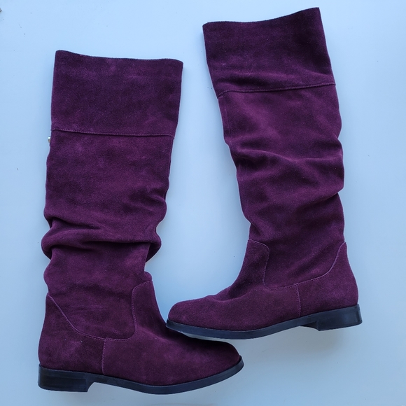 STEVE MADDEN Balen Slouch Suede Knee-High Boots 6.5 - Picture 3 of 9